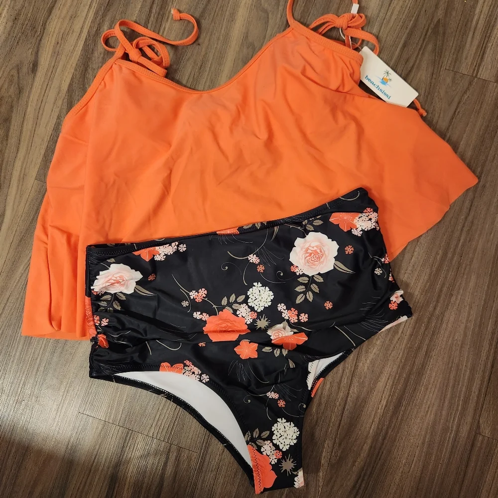 Beachsissi tankini set size L nwt - Picture 1 of 8